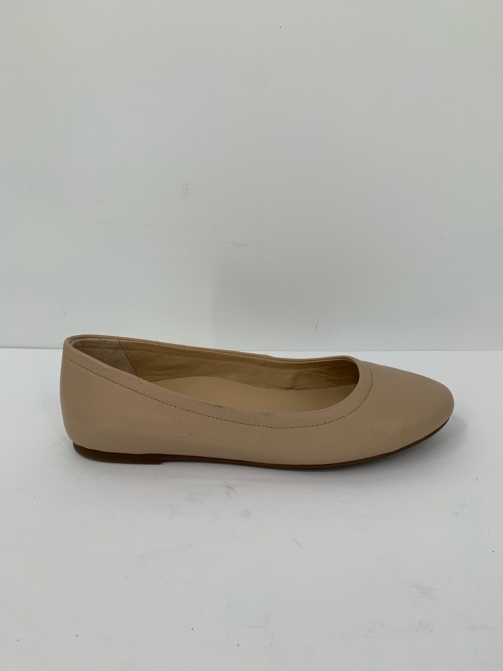 Abeo Promenade ballet flat leather cuban sand tan slip-on comfort Neutral 7.5
